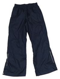 Tmavomodré funkční šusťákové kalhoty Crivit