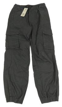 Nové - Šedé cargo cuff rifle Peacocks