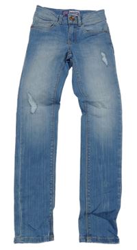 Světlemodré skinny rifle s prošoupáním Raizsed 