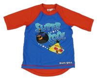 Červeno-modré UV tričko s Angry Birds z. H&M