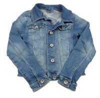 Modrá riflová crop bunda C&A