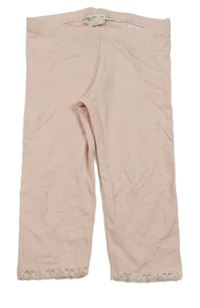 Svetloružové legíny s kajkou H&M