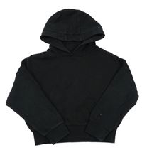 Čierna crop oversize mikina s kapucňou F&F