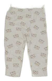 Biele tepláky s leopardmi C&A