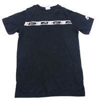 Čierne tričko s logy Nike