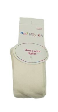 Nové - smetanové punčocháče HOPSCOTCH