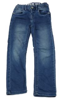 Tmavomodré skinny teplákové rifle dopodopo