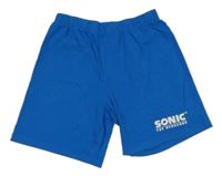 Cobaltovoě modré kraťasy s nápisem - Sonic H&M