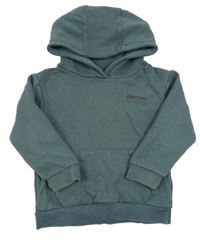 Břidlicová mikina s logom a vreckom a kapucňou Firetrap