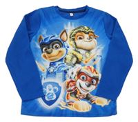 Modro-cobaltovoě modrá fleecová mikina s PAW PATROL C&A
