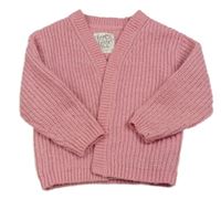 Ružový trblietavý svetrový cardigan C&A
