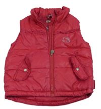 Malinová šušťáková zateplená vesta s Hello Kitty H&M