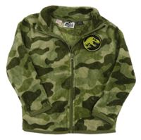 Army chlupatá propínací mikina s nášivkou - Jurský svět