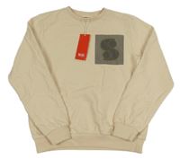 Nové - Béžová mikina s pruhy S. Oliver