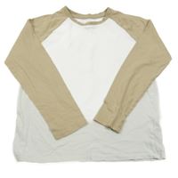 Bielo-béžové tričko Primark