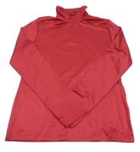 Vínová športová funkčná mikina Crivit