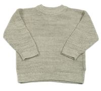 Šedý melírovaný svetr Next