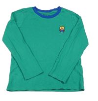 Zelené tričko s výšivkou TCM