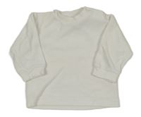 Biele zamatové tričko C&A