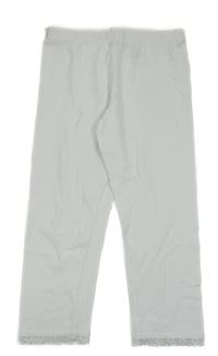 Biele capri legíny s čipkou H&M