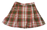 Farebná kockovaná sukňa Zara