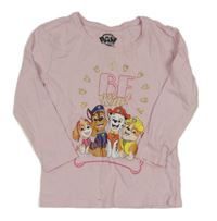 Světlerůžové triko s Tlapkovou patrolou Nickelodeon