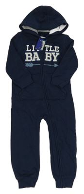 Nové - tmavomodrá tepláková kombinéza s nápismi Lupilu