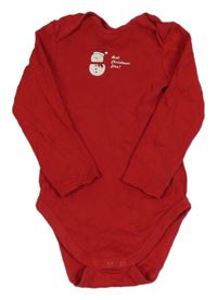 Červené body so sněhulákem C&A