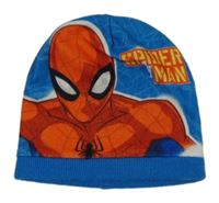 Modrá čepice se Spidermanem 