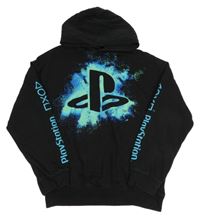 Čierna mikina s potlačou a kapucí - PlayStation H&M