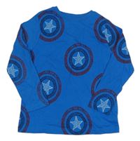 Modré pyžamové triko s Marvel George