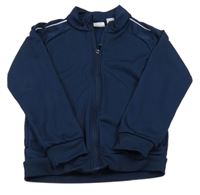 Tmavomodrá prepínaci športová mikina Lily & Dan