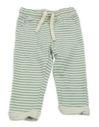 Zeleno-biele pruhované tepláky Lupilu