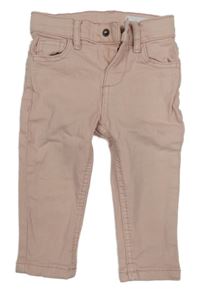 Světlerůžové skinny rifle 