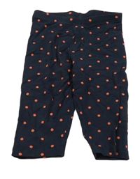 Tmavomodré bodkovaná é kraťasy Lupilu