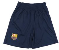 Tmavomodré fotbalové funkční kraťasy - FC Barcelona 