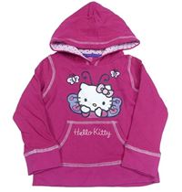 Ružová mikina s Hello Kitty a kapucňou zn. C&A