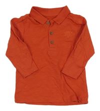 Červené polo tričko s výšivkou Orchestra