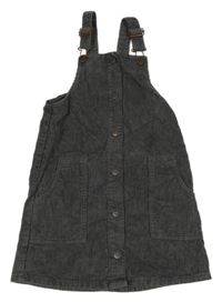 Antracitové menšestrové na traké šaty Tu