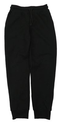 Černé žebrované tepláky Primark