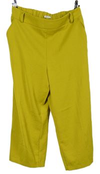 Dámské okrové culottes kalhoty TU