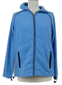 Dámská světlemodrá fleecová propínací mikina 