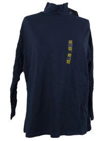 Nové - Dámske tmavomodré tričko so stojačikom M&S