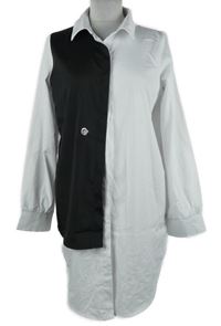 Dámská bílo-černá halenková tunika Shein 