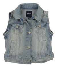 Modrá rifľová prepínaci vesta GAP