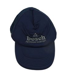 Tmavomodrá šiltovka s nápisom