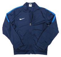 Tmavomodrá propínací mikina s logem Nike