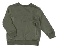 Khaki mikina s nápisom George