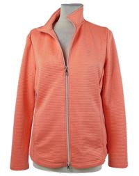 Dámska lososová rebrovaná prepínaci športová mikina Joy