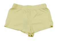 Svetložlté bavlnené kraťasy Primark